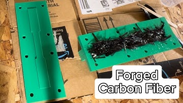 Making a Forged Carbon Fiber Tensile Test Specimen