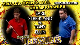 EARL STRICKLAND VS TONY ELLIN  1993 US Open 9Ball Championship Finals