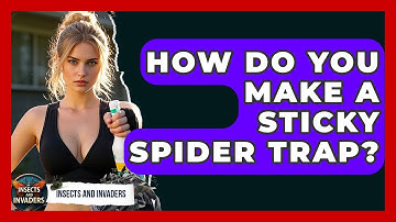 How Do You Make A Sticky Spider Trap? - Insects and Invaders