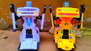 2 in 1 Deformation Convertible RC Robot Car Unboxing & Testing-Car plane Video