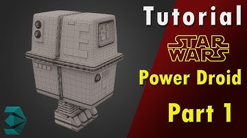 3ds Max Tutorial - Star Wars Power Droid - Part 1
