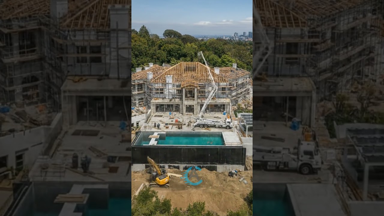 California Most Expensive Home $70M Start to Finish Build 