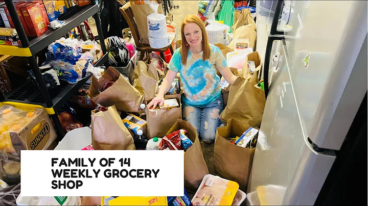 FAMILY OF 14 WEEKLY GROCERY SHOP