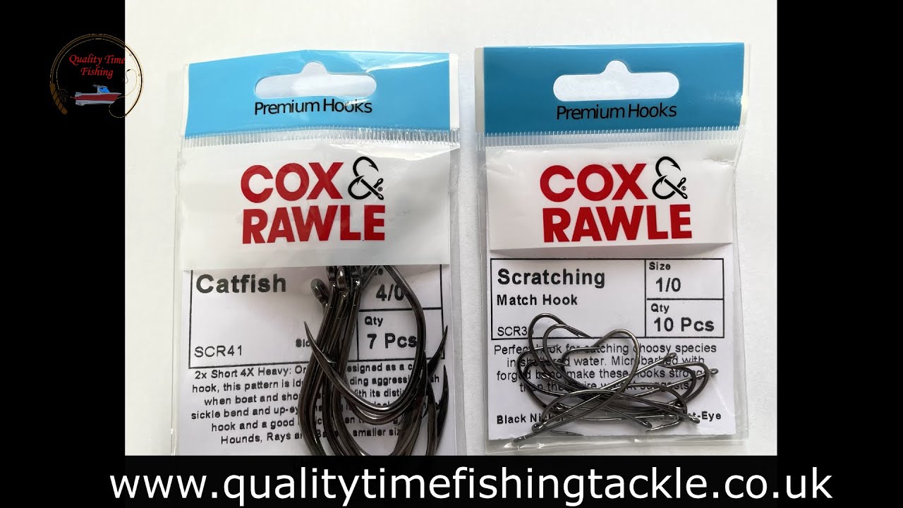 Review of Cox & Rawle Scratching Match and Catfish Hooks 