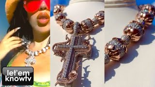 Singer Kaliuchis Just Dropped The Bag On This Crazy Diamond Chain From Johnny Dang  Pure Jewelry