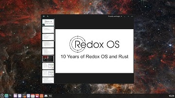 Redox OS Self-hosted Presentation for RustConf 2025