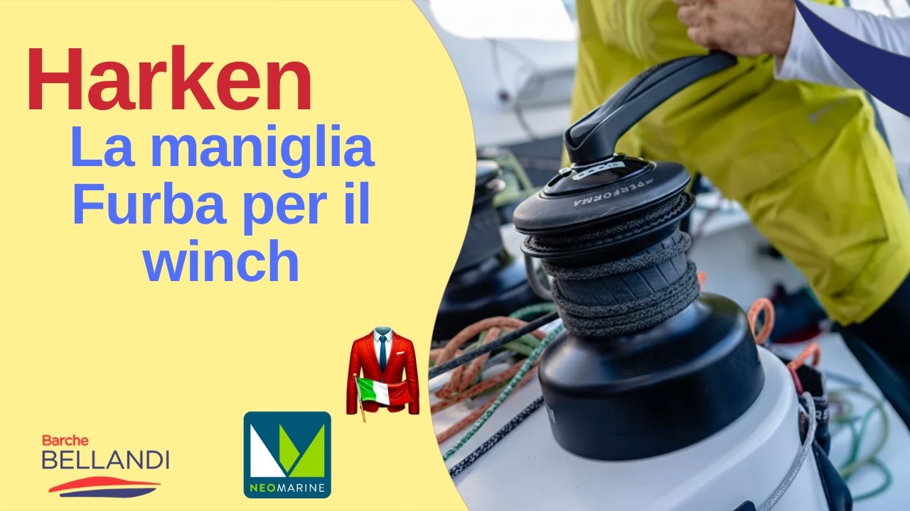 ⁣Harken Stop & Grip: La Maniglia Winch Che Cambia le Manovre in Barca!