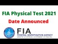 FIA Physical Test Date Announced | FIA Physical Test Date 2021 | FIA | Physical Test | FIA Jobs 2021