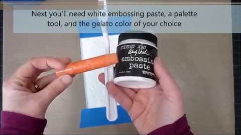 Gelato Tinted Embossing Paste