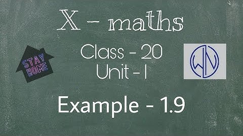 Class - 20 | 10th Maths | UNIT -1 | Relation & Function | Eg. - 1.9  - By Nivetha Bharathi