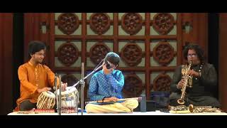 RAG - YAMAN, ANIRBAN ROY : A JUGALBANDI WITH SAXOPHONE - BHABANI DAS, TABLA- NABAGATA BHATTACHARYA.