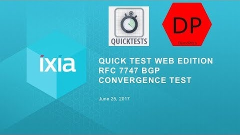 IxNetwork QuickTest RFC7747 QT v1  - June 2017