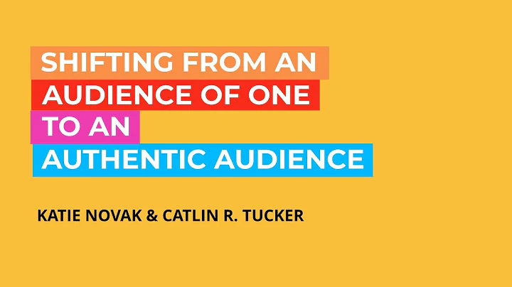 The Shift to Student Led: Making the Shift from an Audience of One to An Authentic Audience