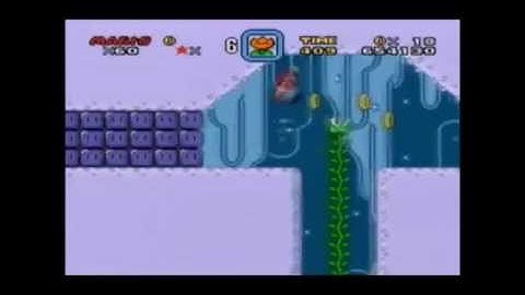 SMW Return to Dinosaur Land Walkthrough - Frozen Valley 3