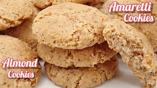 Almond Cookies | Amaretti Biscuits | Italian Cookies Recipe | Almond Biscuits By Versatile Cuisines