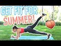 GET FIT FOR SUMMER! Full Body At Home Workout! No equipment Needed! | Jeanine Amapola