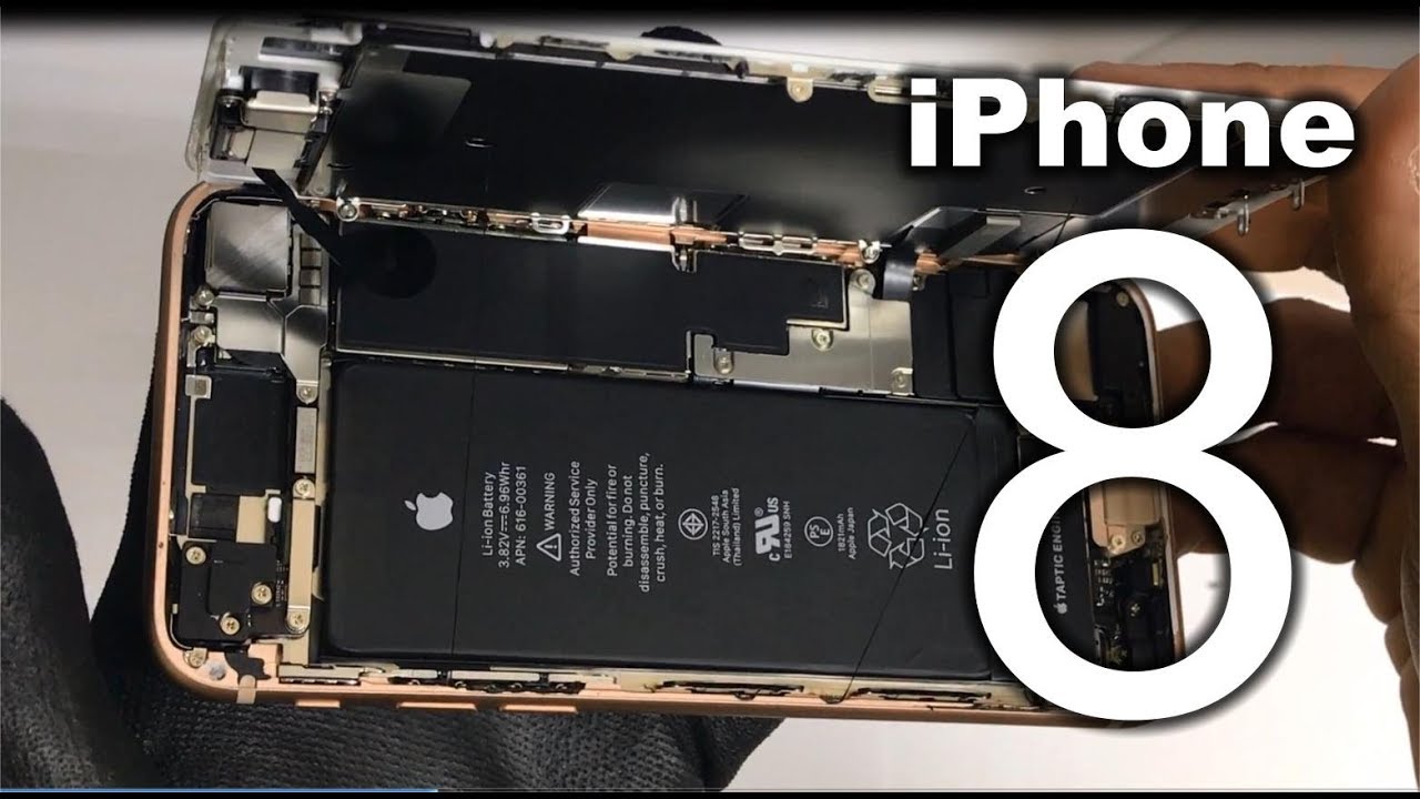 How To Take Apart The Apple Iphone 8 In 6 Minutes Youtube