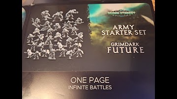 OnePageRules Saurian Starhost Starter Pack Unboxing - Grimdark Future.