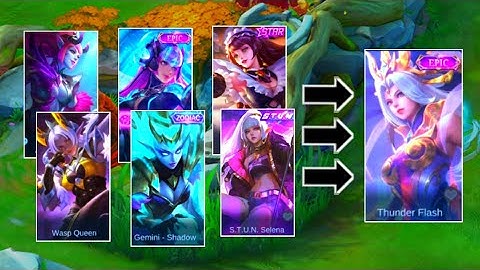 Selena Epic Skin Script No Password | Selena Thunderflash Skin Script | Mobile Legends