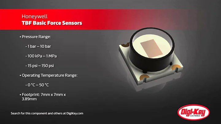 Honeywell TBF Basic Force Sensor│Digi-Key Daily
