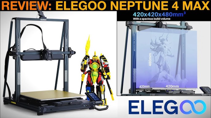 Introduce: ELEGOO Neptune 4 Plus & Neptune 4 Max FDM 3D Printers