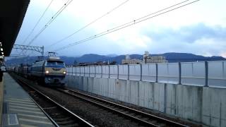 86レ EF66-27  さくら夙川駅通過