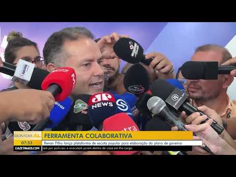Política: Renan Filho lança plataforma de escuta popular para elaboração do plano de governo-14/7/26
