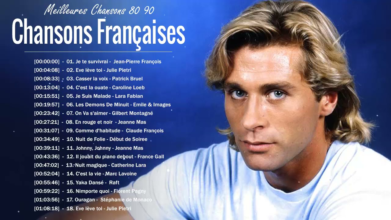 Tres Belles Chansons Francaises Années 90 - Meilleures Chansons en  Françaises Années 90 