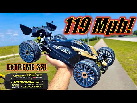 119 Mph Rlaarlo SBK10 on 3S! The FASTEST tiny RC I ever built!