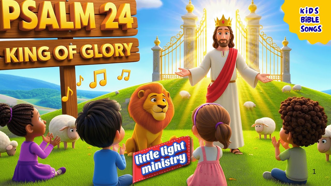 Psalm 24 for Children 🚪 King of Glory | Bible Song | PSALM 24 SONG FOR ...