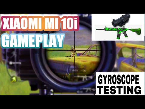 Xiaomi Mi 10i PUBG Test | M416 + 6x Gyroscope Test | 60 fps Gameplay