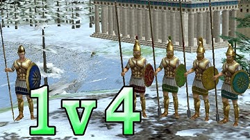 0 A.D. - 1v4 Very Hard Aggressive AI