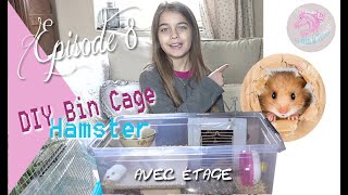 E8 * DIY Bin Cage Hamster  (COMMENT FAIRE UNE CAGE POUR RONGEURS) #hamster #bincage
