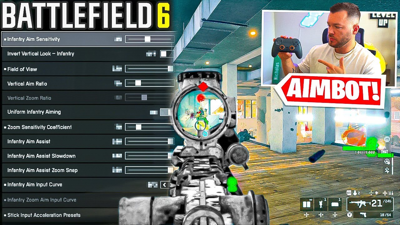 How to ABUSE AIM ASSIST in Battlefield 6! (BF6 Best Controller Settings ...
