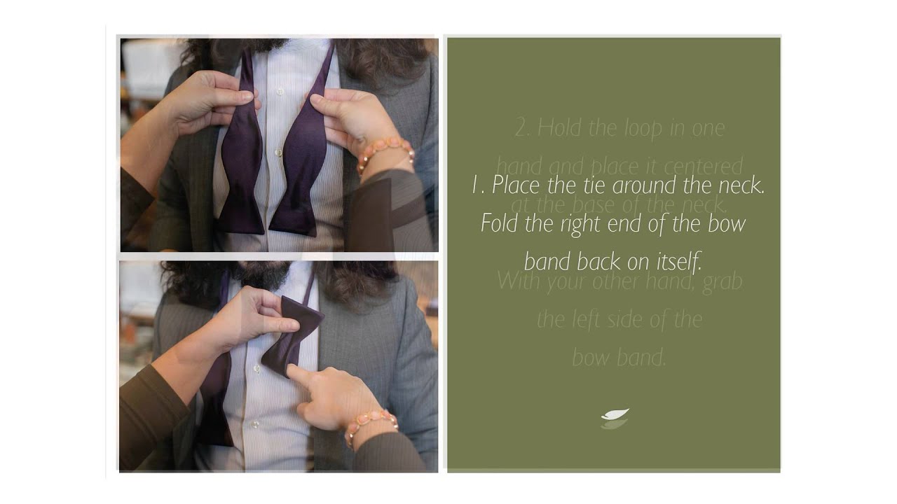 How to Tie A Bow Tie, Step-by-Step Tutorial 
