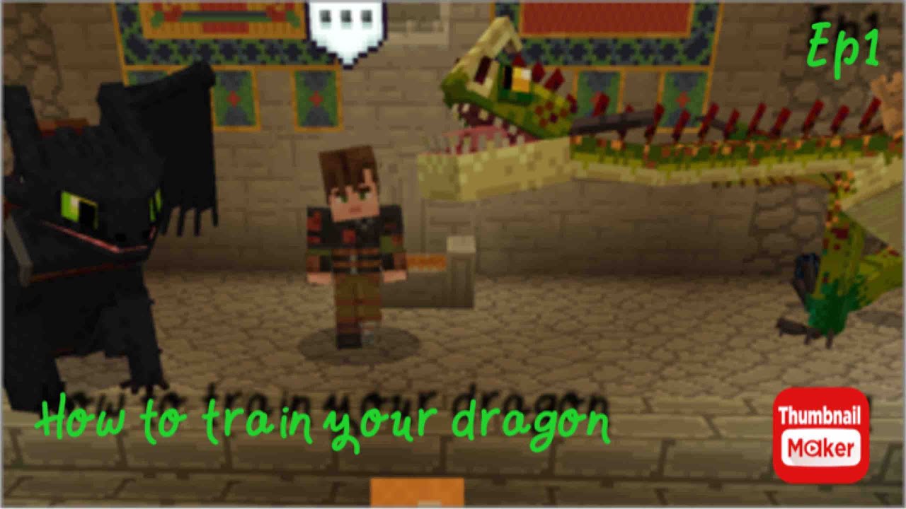 Ep1 of how to train your dragon Minecraft YouTube