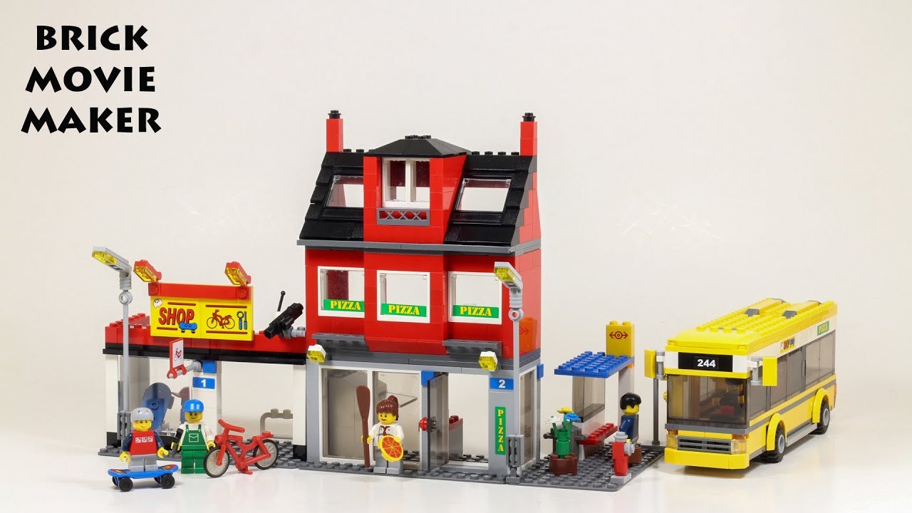 Lego 7641 City Corner / Stadtviertel speed build - YouTube