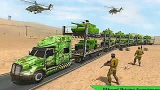 US Army Train : Transporter Truck Driving 2021 : Train wala game:Train wala : Train wali Game: #2 screenshot 2