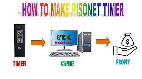 HOW TO MAKE PISONET TIMER