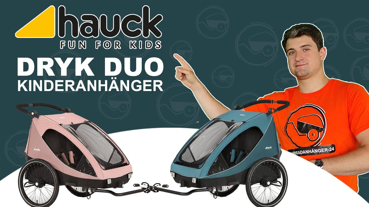 New Update HAUCK DRYK DUO | Der Kinderanhänger für 2 Kids vorgestellt | Fahrradanhänger Vorstellung, Funktionen