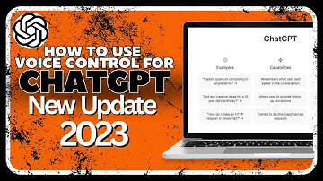 How To Use Voice Control For ChatGPT 2023 | NEW UPDATE