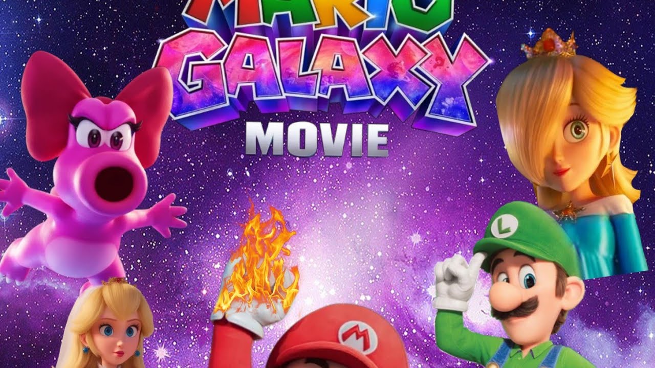 Making a mario galaxy movie poster