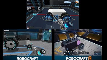 Bobocraft & Robocraft 1 & 2 build speed comparison