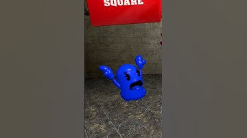 A Pac-Man Ghost gets Squashed by a Block (#shorts)