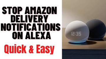 HOW TO STOP AMAZON DELIVERY NOTIFICATIONS ON ALEXA