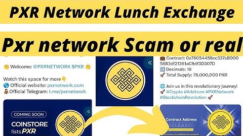 PXR Network Listing On Coin store | PXR Base wallet News Today | PXR Network Listing Price Today