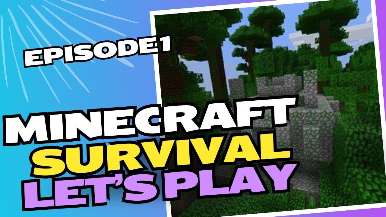 Minecraft Survival Lets Play Ep 1 (CRAZY FIRST START WITH JUNGLE TEMPLE ...