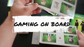 Codenames Duet Board Game Unboxing