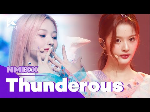 [KCON 2022 Premiere] NMIXX - Thunderous (원곡 Stray Kids) | Mnet 220609 방송