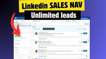 How to scrape unlimited leads on LinkedIn Sales Navigator (extension)